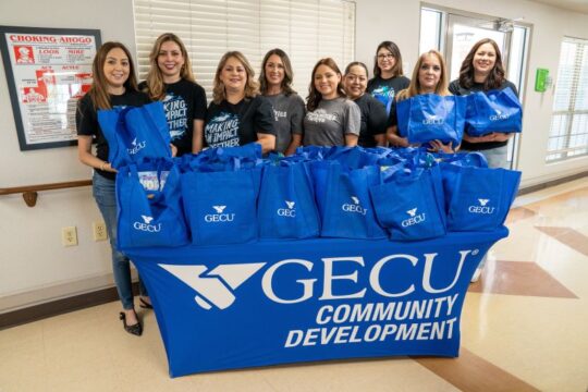 DE Day of Service 2026: team members from GECU