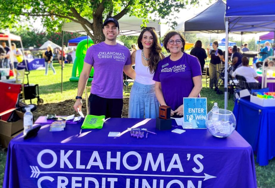 Oklahoma's Credit Union back to school booth