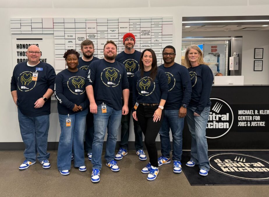 ORNL Credit Union volunteer at Central Kitchen in D.C. during the 2026 GAC