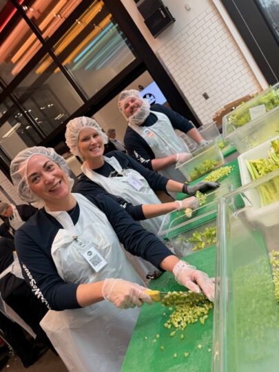 ORNL Federal Credit Union volunteer at Central Kitchen in D.C. during the 2026 GAC