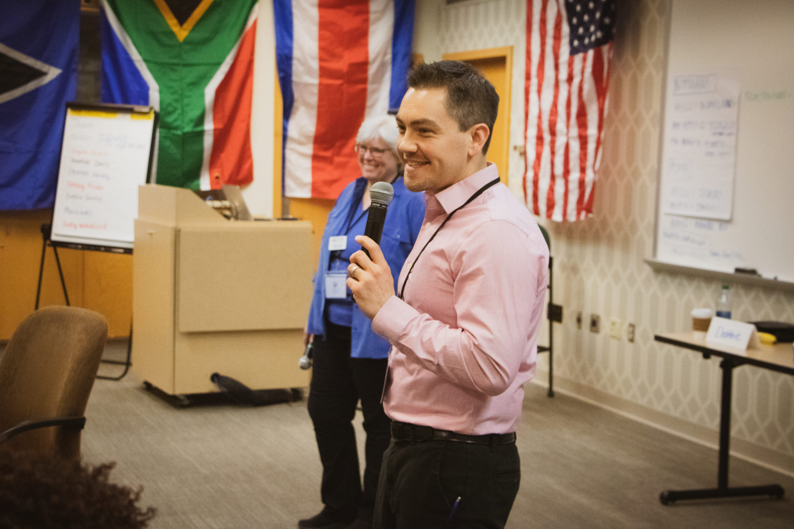 Chad Helminak Speaking at DE Training