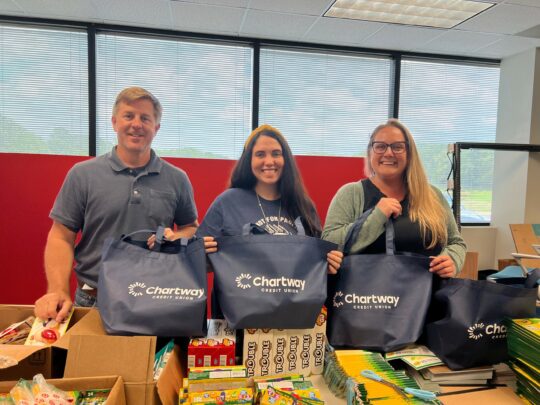 Chartway CU 2022 DE Day of Service volunteers