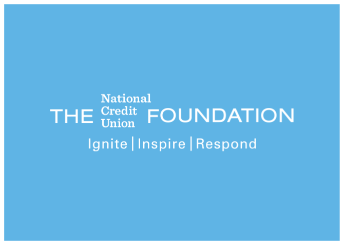 Foundation logo on light blue background