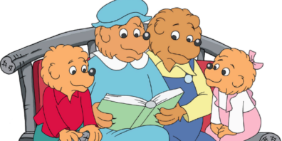 The Berenstain Bears Reading a Book