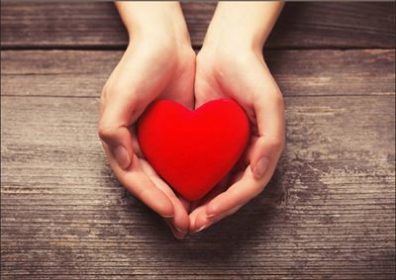 Heart in hands