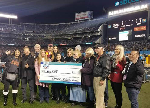 people holding check
