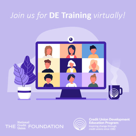 DE Training Virtually Announcement